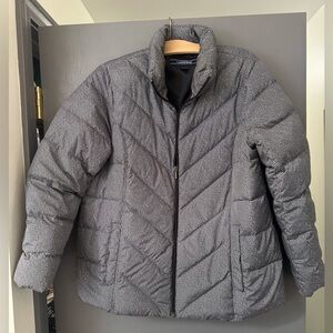Lands' End Gray Puffer Jacket